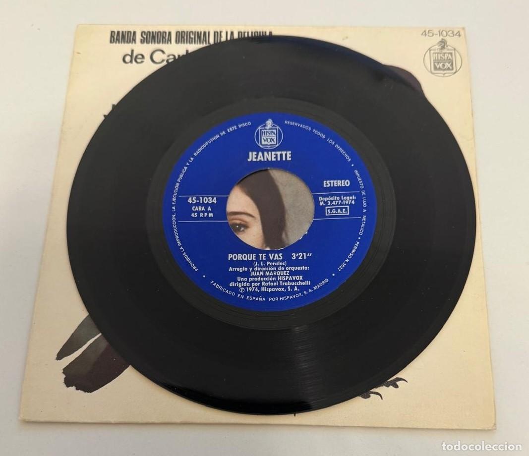 Discos de vinilo: Janette 45t Porque te vas EX EX - Foto 2