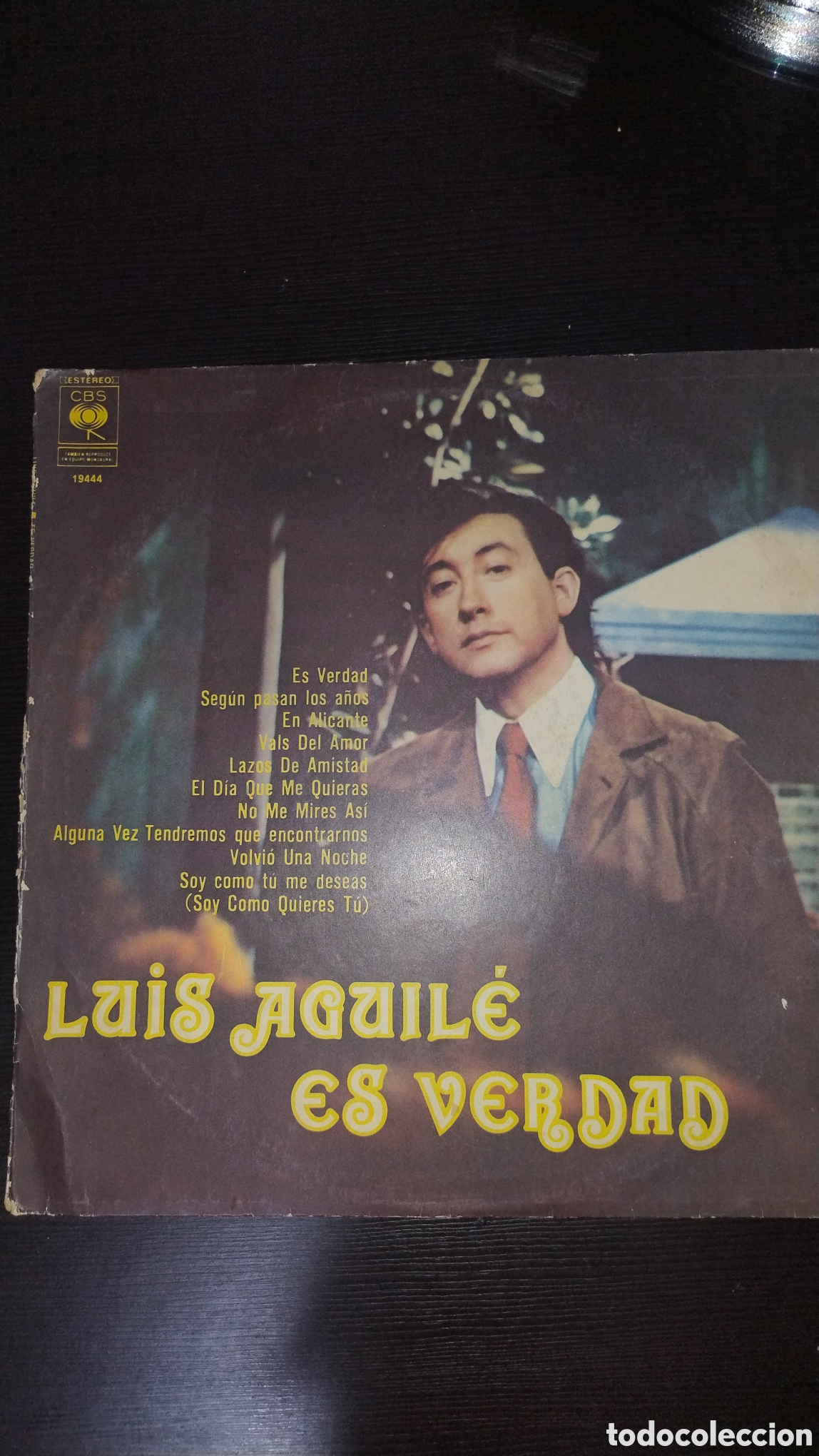 Discos de vinilo: Luis Aguil&eacute; LP es verdad Argentina
