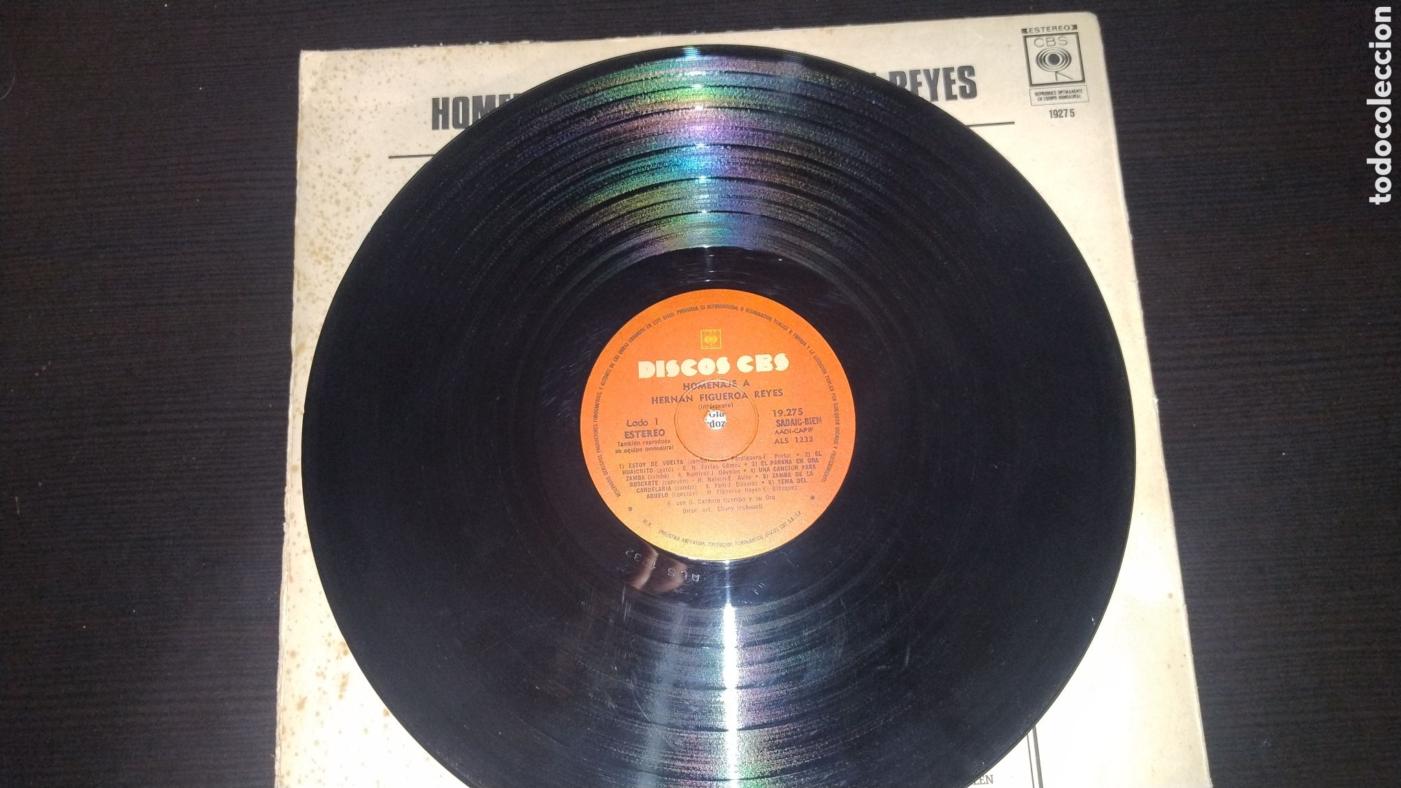 Discos de vinilo: Homenaje a Hern&aacute;n Figueroa Reyes LP - Foto 3