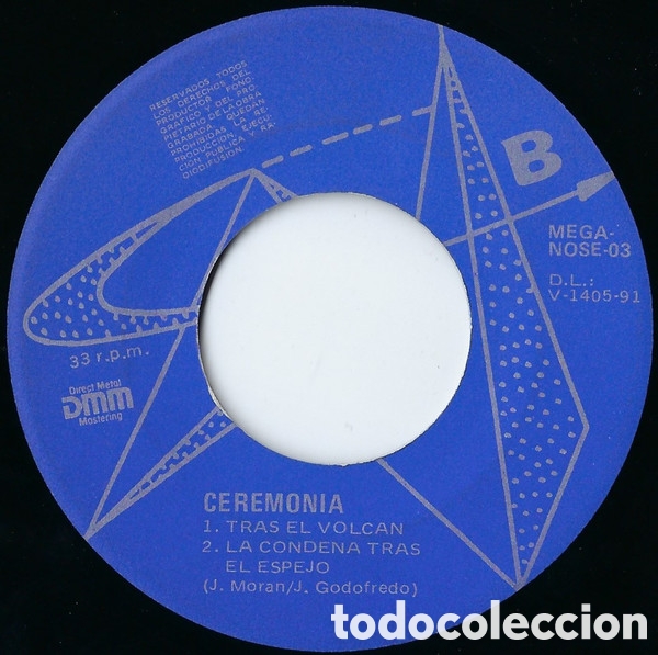 Discos de vinilo: 7&rdquo; Single Ceremonia , Miradas Rotas 1991 - Foto 5