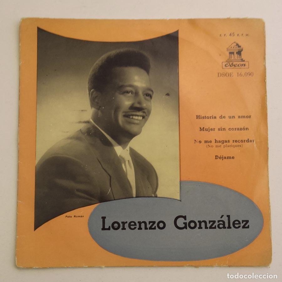 Discos de vinilo: LORENZO GONZLEZ, HISTORIA DE UN AMOR