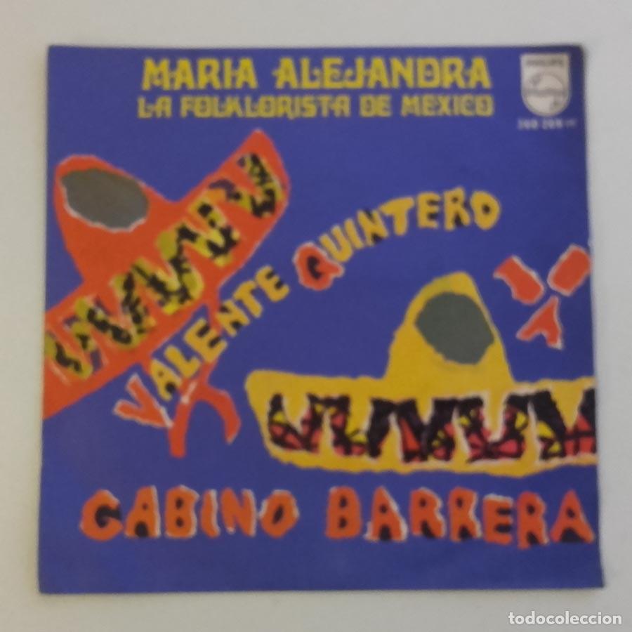 Discos de vinilo: Mar&iacute;a Alejandra, La Folklorista de M&eacute;xico, 1968, Valente Quintero y Gabino Barrera