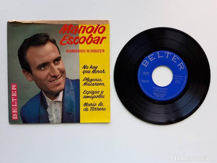Discos de vinilo: Manolo Escobar, No hay que llorar