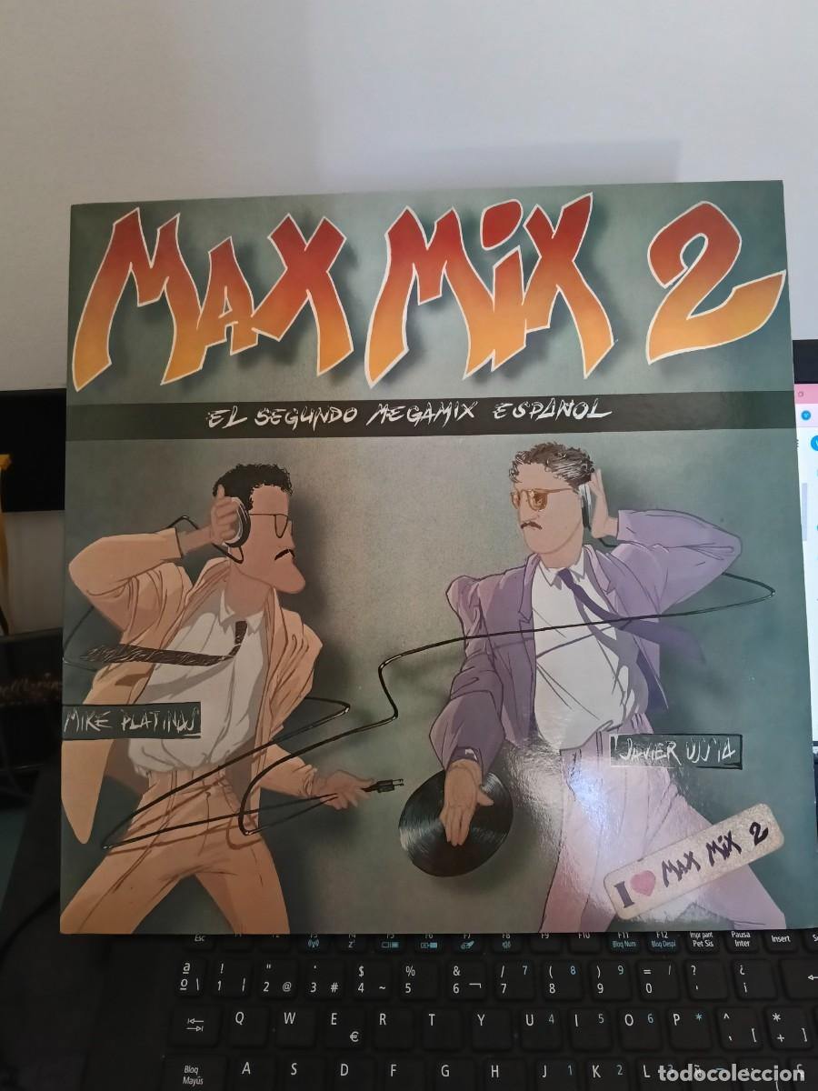 Discos de vinilo: RAR LP 33. MAX MIX 2. ITALO DISCO. CARPETA DOBLE