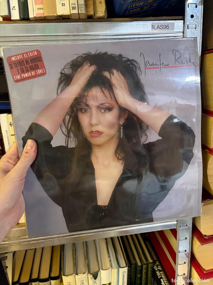 Discos de vinilo: BLAS96 Jennifer Rush &mdash; Si t&uacute; eres mi hombre y yo tu mujer (The Power of Love) vinilo