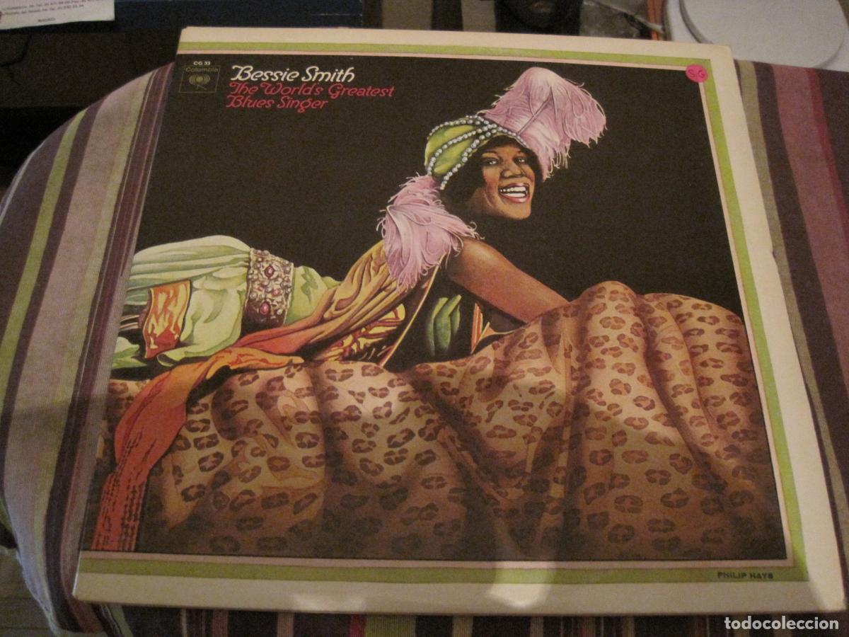 Discos de vinilo: LP BESSIE SMITH THE WORLD&acute;S GREATEST B&Ntilde;UES SINGER CBS CG33 DOBLE LP