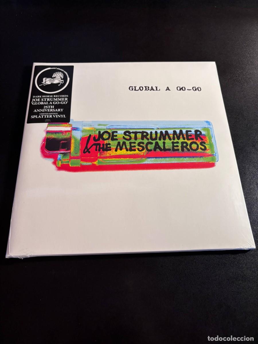 Discos de vinilo: Joe Strummer & The Mescaleros Global A Go-Go Doble disco de vinilo splatter RSD LP the clash