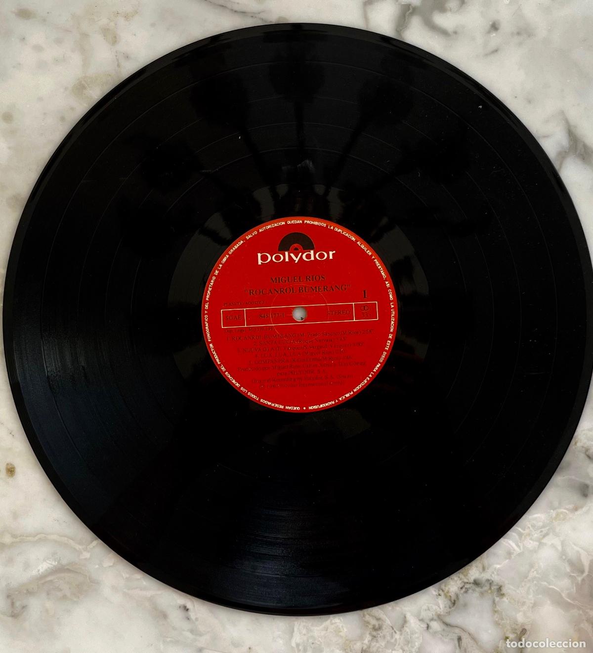 Discos de vinilo: MIGUEL RIOS. ROCANROLL BUMERANG. SOLO VINILO LP ESPA&Ntilde;A 1991 PLANETA-AGOSTINI