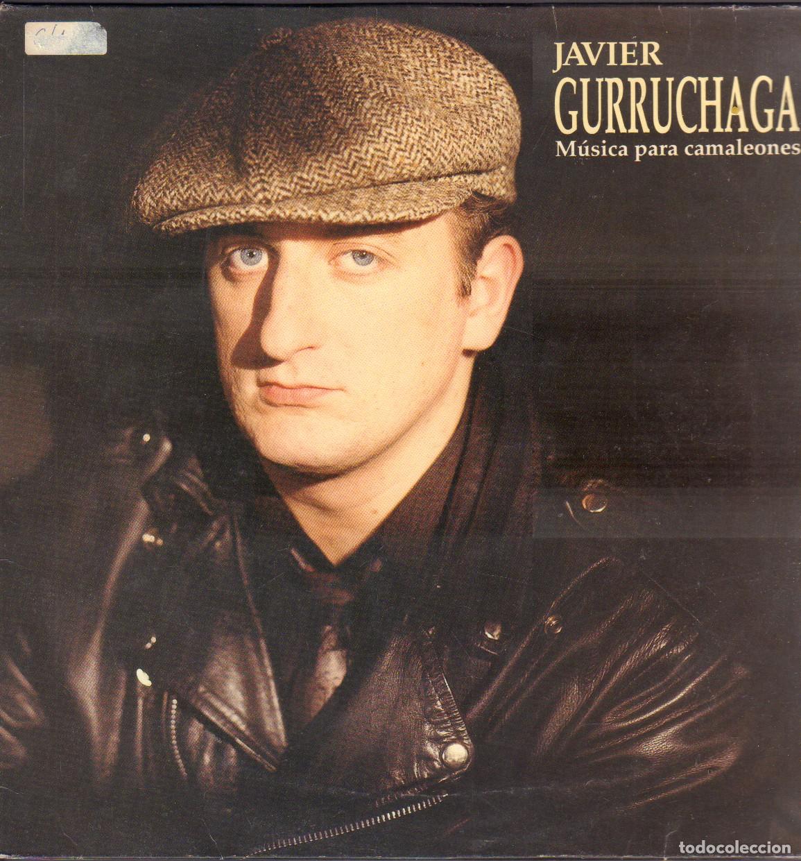 Discos de vinilo: JAVIER GURRUCHAGA - MUSICA PARA CAMALEONES / EL BLUES DEL HOTEL, EL MEJOR.../ LP CBS 1990 RF-26614