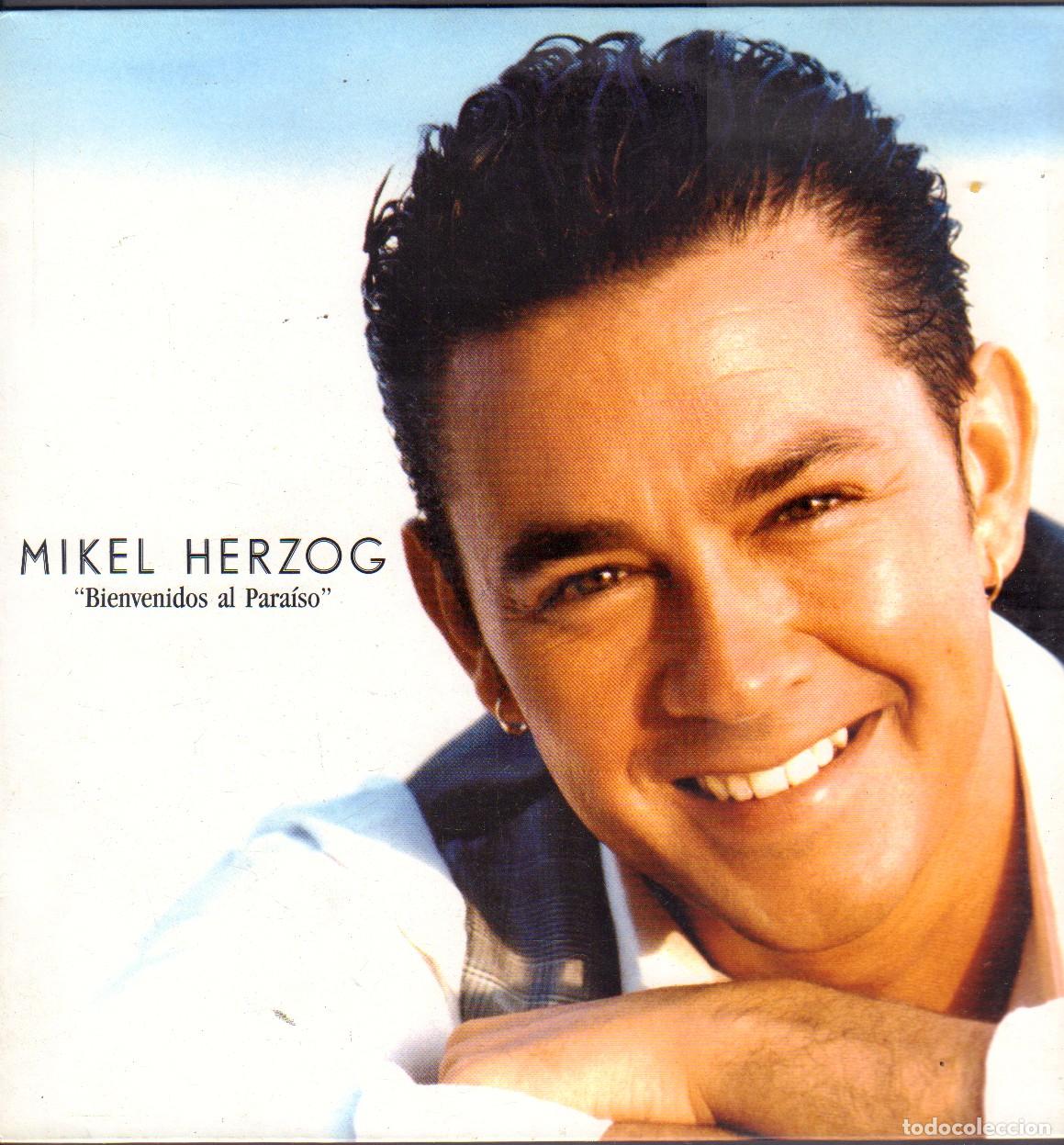 Discos de vinilo: MIKEL HERZOG - BIENVENIDOS AL PARAISO / CANIBAL, NO QUIERO VERTE.../ LP CBS 1992 RF-26617