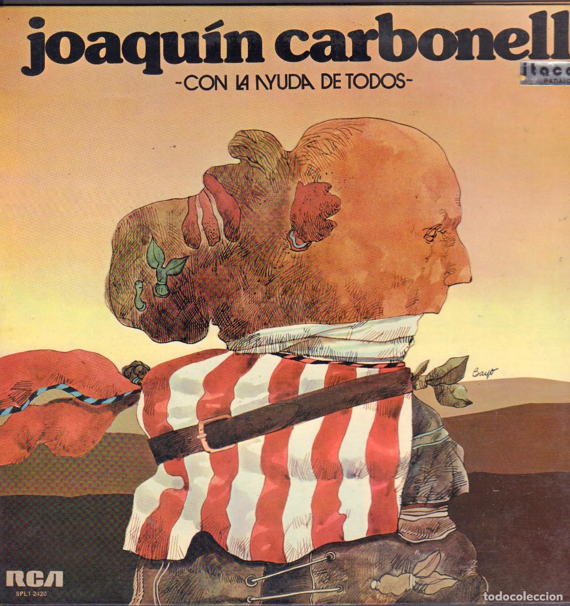 Discos de vinilo: JOAQUIN CARBONELL - CON LA AYUDA DE TODOS / DO&Ntilde;A PESETA, LA BEATA.../ LP RCA 1976 RF-26618