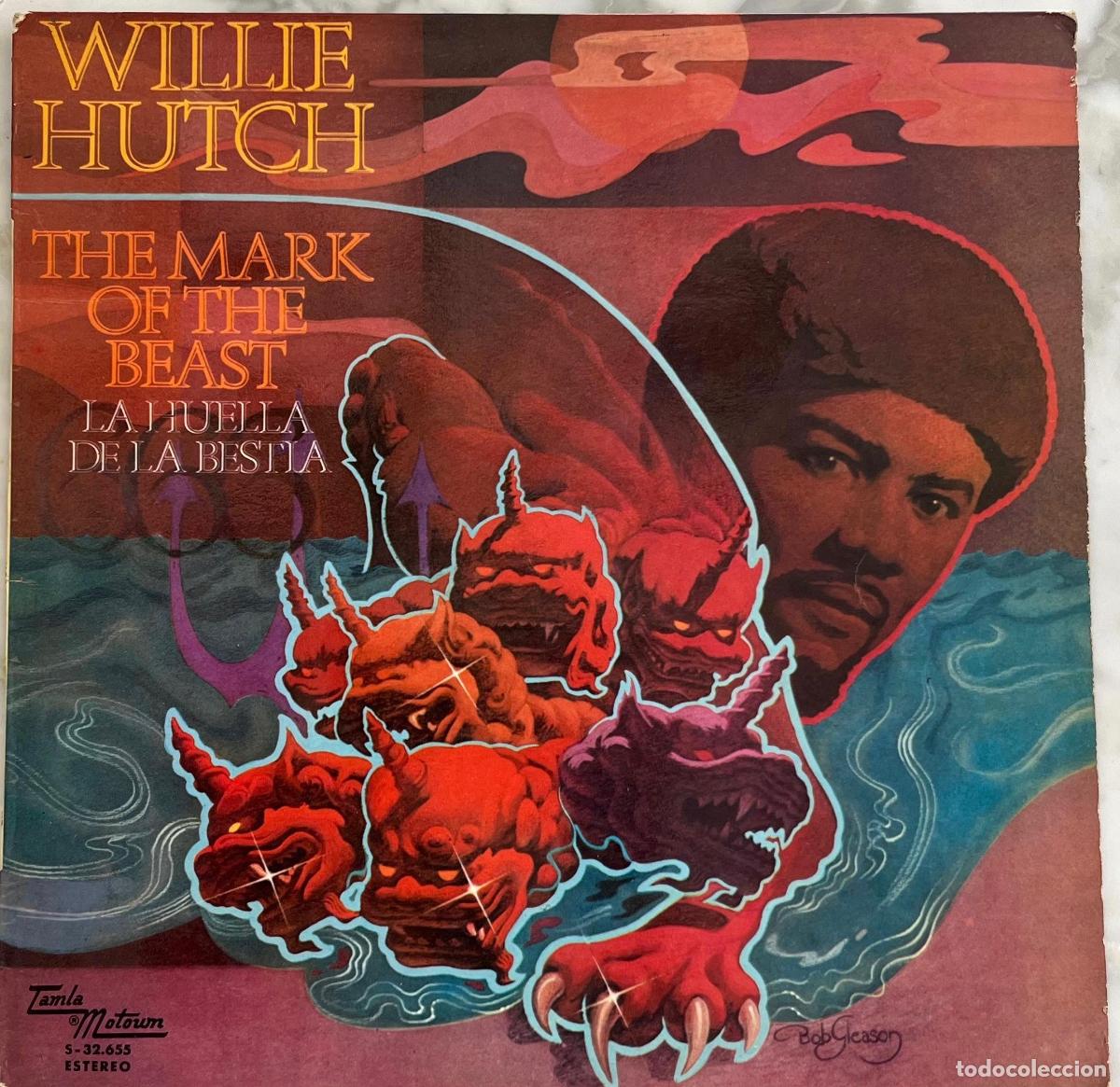 Discos de vinilo: WILLIE HUTCH. THE MARK OF THE BEAST. LA HUELLA DE LA BESTIA. SOLO PORTADA LP ESPA&Ntilde;A 1975