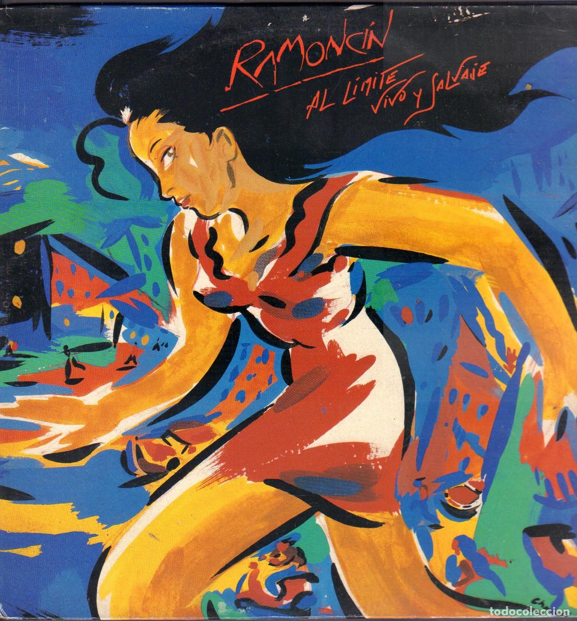 Discos de vinilo: RAMONCIN - AL LIMITE, VIVO Y SALVAJE / COMO UN SUSURRO, COLD TURKEY.../ DOBLE LP BMG 1990 RF-26625