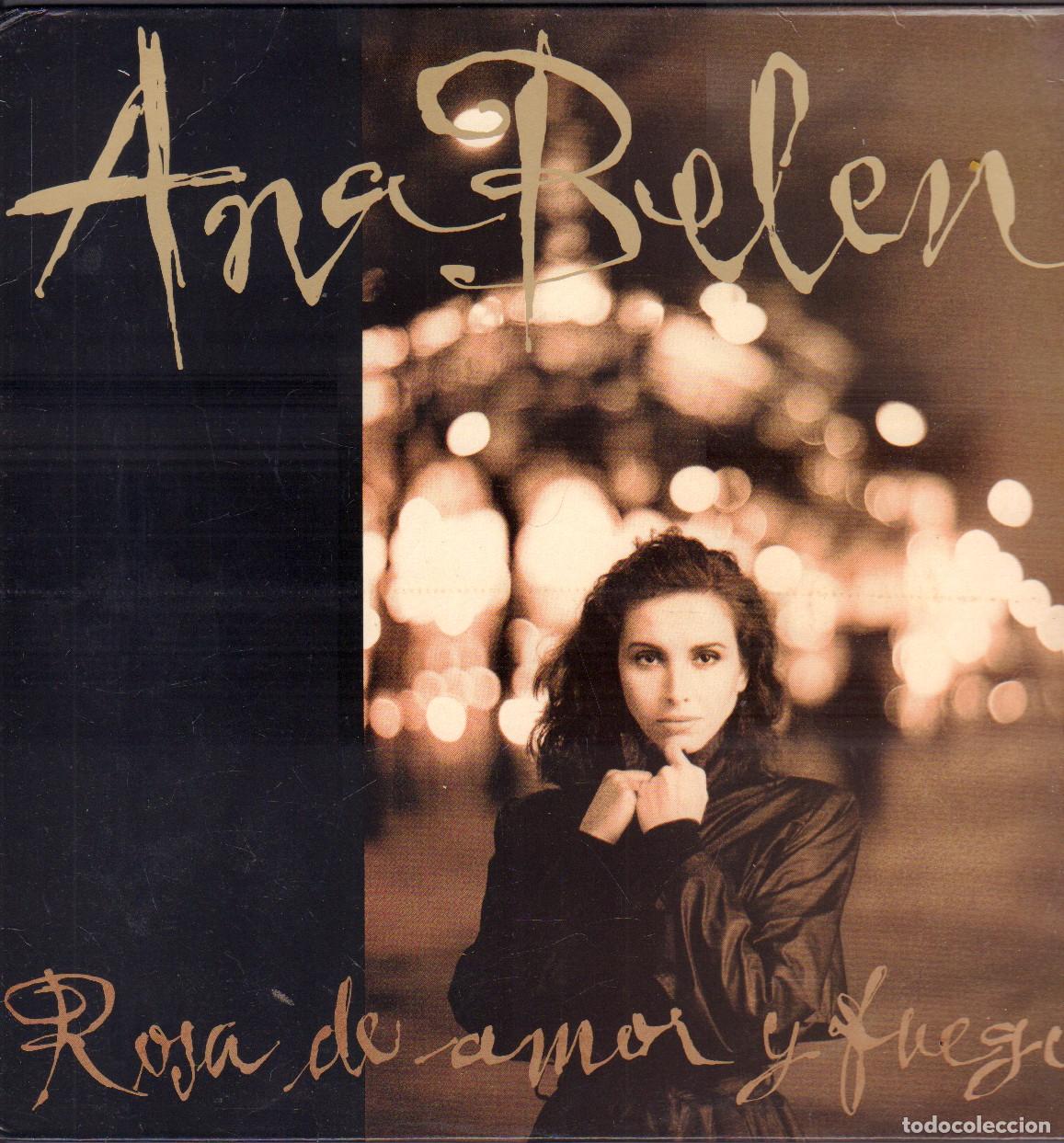 Discos de vinilo: ANA BELEN - ROSA DE AMOR Y FUEGO / EL CHIVO, EL ERA UN OKUPA, ARDE PARIS.../ LP BMG 1989 RF-26626