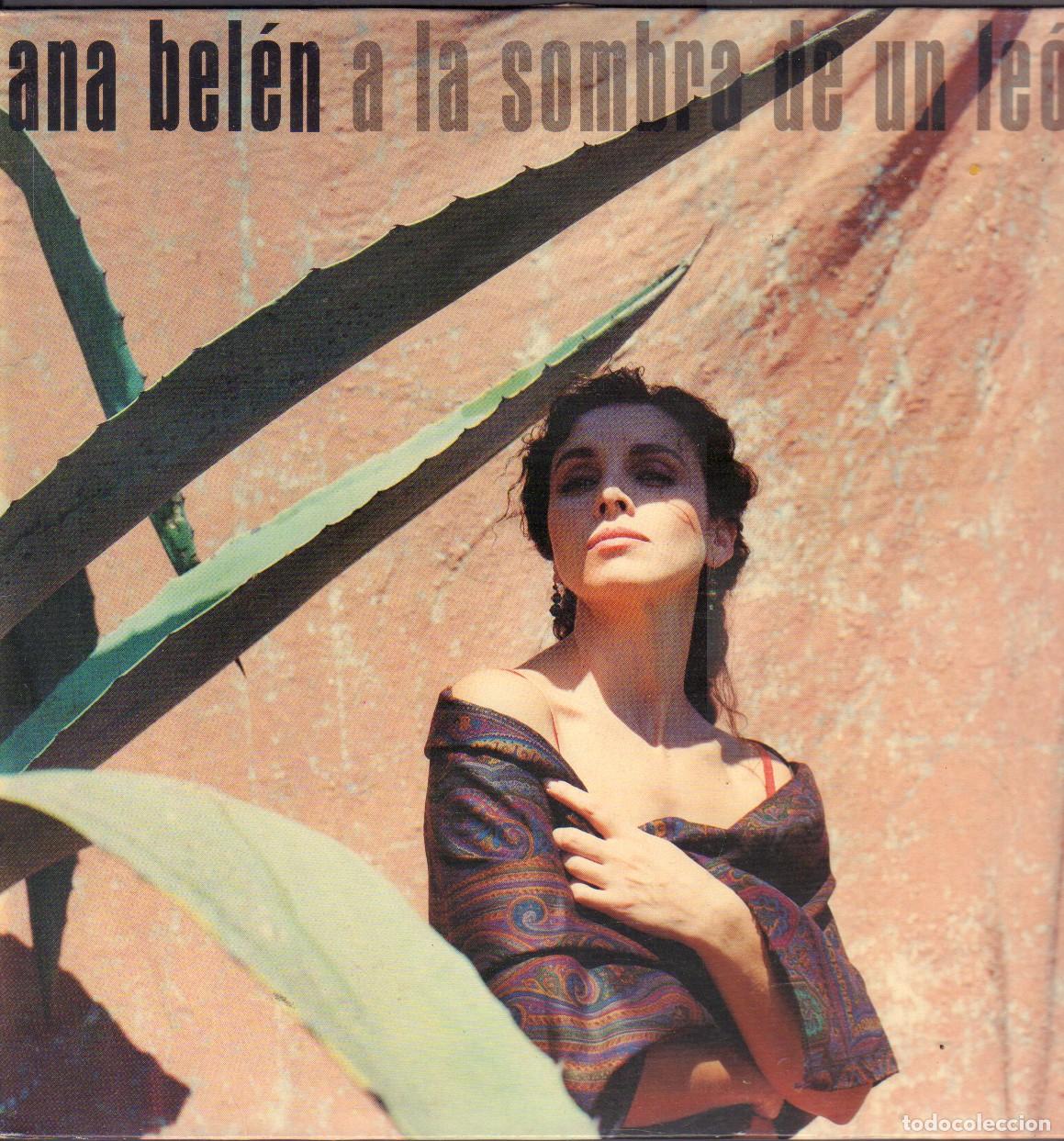 Discos de vinilo: ANA BELEN - A LA SOMBRA DE UN LEON / JAMBO, ADIOS A LA RAMA.../ LP CBS 1988. ENCARTE RF-26631