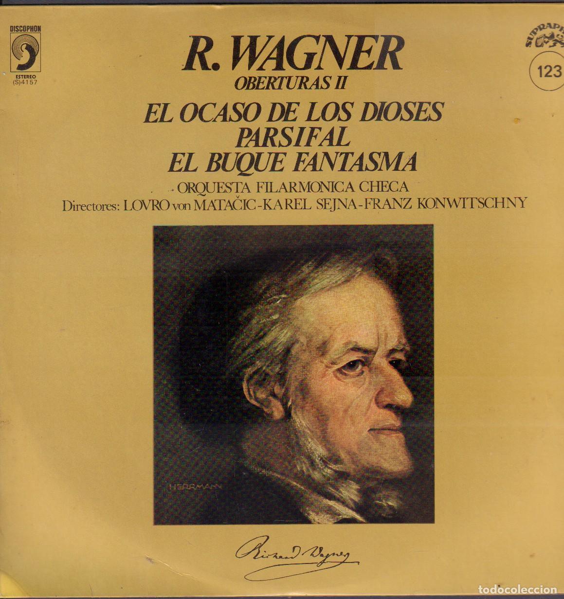 Discos de vinilo: R. WAGNER - EL OCASO DE LOS DIOSES, PARSIFAL, EL BUQUE FANTASMA / LP DISCOPHON 1973 RF-26639