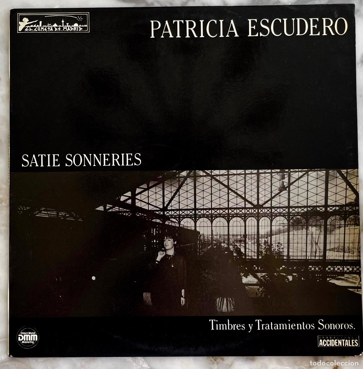 Discos de vinilo: PATRICIA ESCUDERO. SATIE SONNERIES. TIMBRES Y TRATAMIENTOS SONOROS. SOLO PORTADA LP ESPA&Ntilde;A