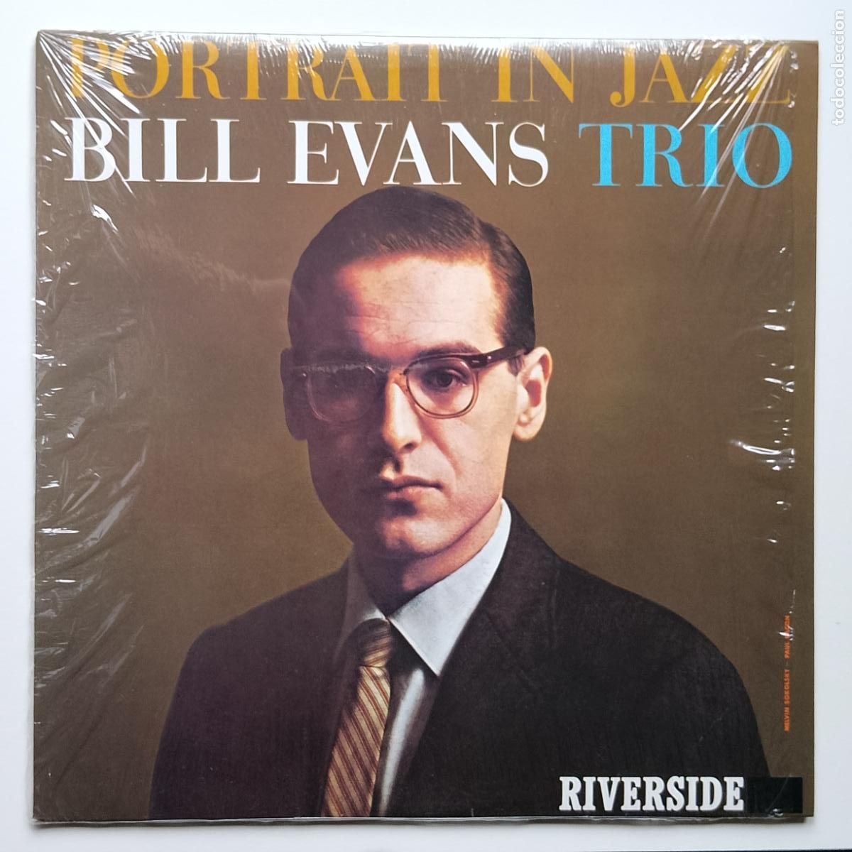 Discos de vinilo: Bill Evans Trio-Portrait In Jazz (LP Riverside) RE clasico 1960. Miles Davis, John Coltrane, Jarrett