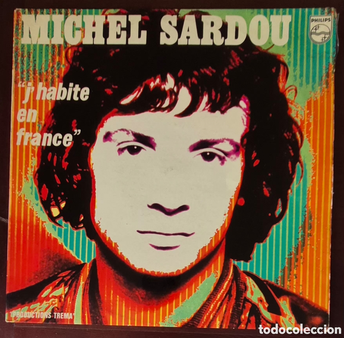 Discos de vinilo: LP - MICHEL SARDOU - &rdquo;J'HABITE EN FRANCE&rdquo; - 1972 FRANCIA