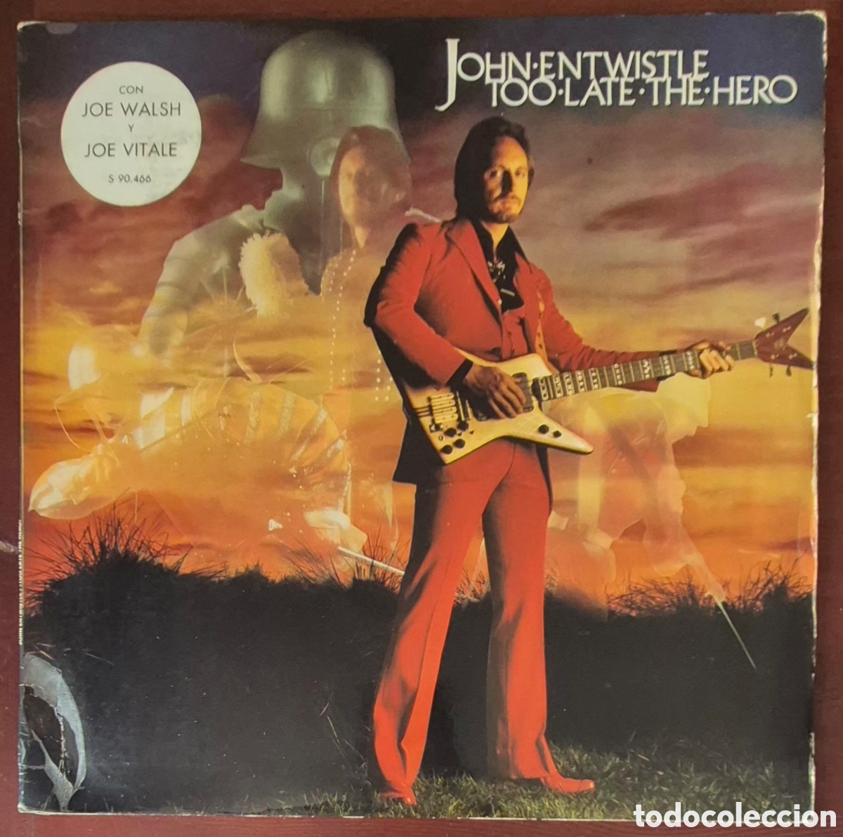 Discos de vinilo: LP - JOHN ENTWISTLE - TOO LATE THE HERO - 1981 ESPA&Ntilde;A
