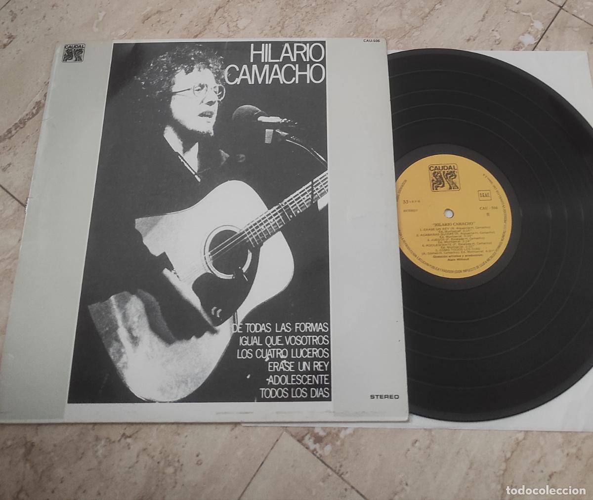 Disques de vinyle: Hilario Camacho &ndash;A Pesar De Todo-LP- ESPA&Ntilde;A-1977- primer lp con portada diferente-EXCELENTE ESTADO