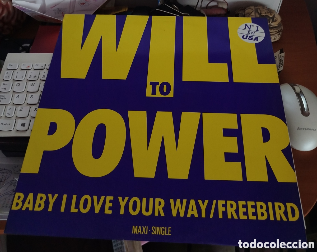 Discos de vinilo: Will To Power &lrm; Freebaby - (Baby, I Love Your Way/Free Bird)