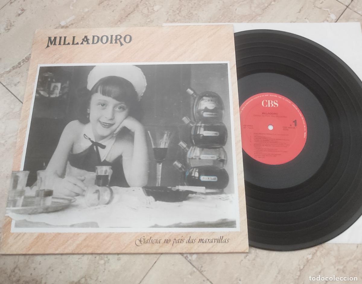 Discos de vinilo: MILLADOIRO GALICIA NE PAIS DAS MARAVILLAS.-LP- 1986 EXCELENTE ESTADO