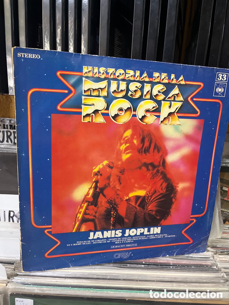Discos de vinilo: historia de la m&uacute;sica rock 33 janis joplin
