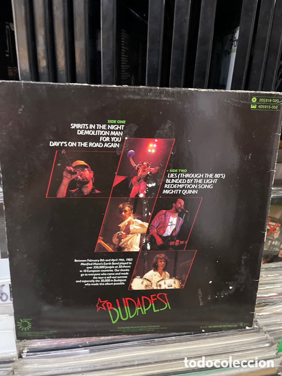 Discos de vinilo: manfred manns earth band budapest - Foto 2