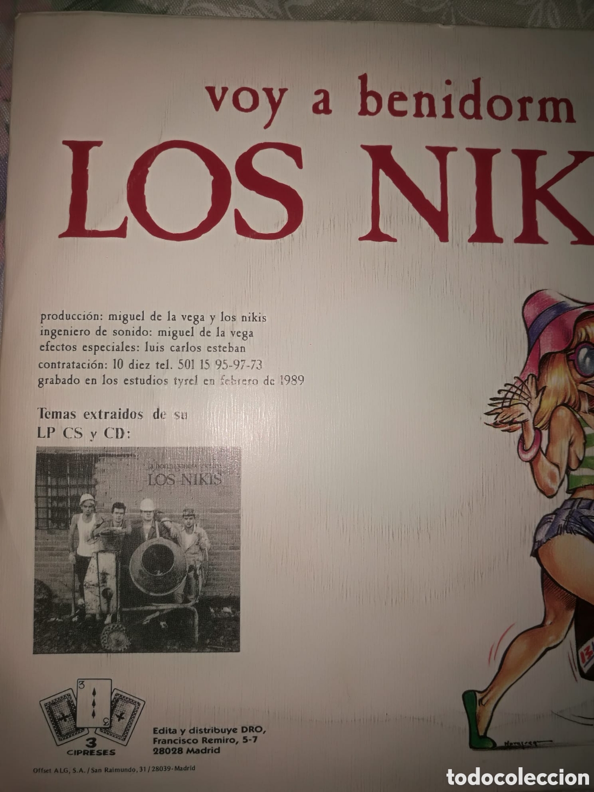 Discos de vinilo: Los Nikis No vuelvo a ir a Benidorm - Foto 4