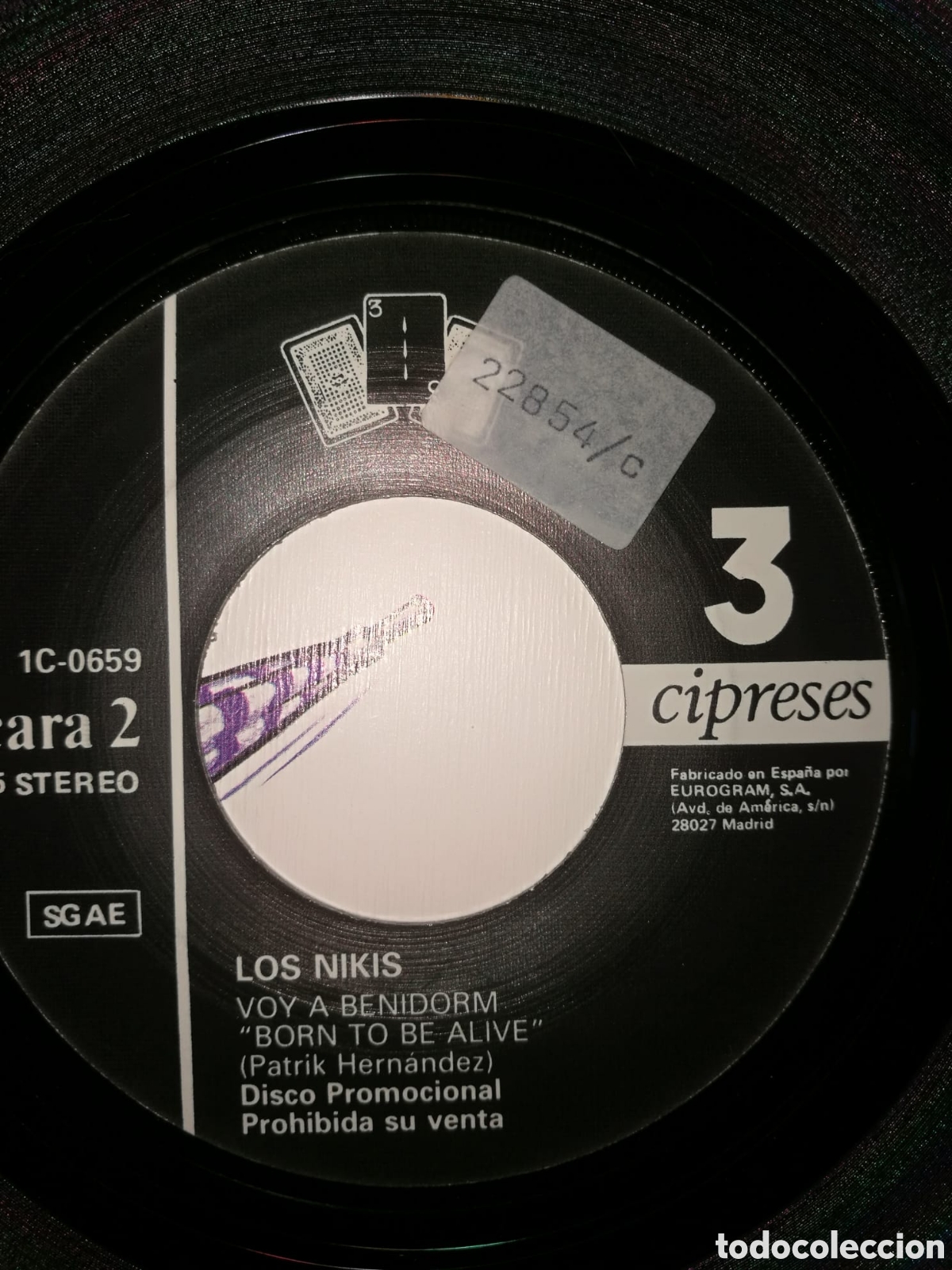 Discos de vinilo: Los Nikis No vuelvo a ir a Benidorm - Foto 5