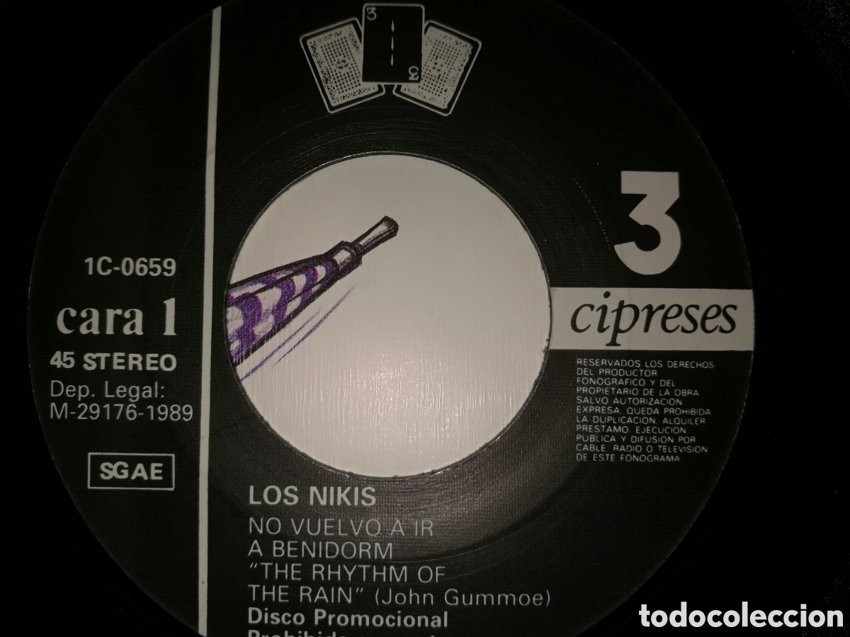 Discos de vinilo: Los Nikis No vuelvo a ir a Benidorm - Foto 7
