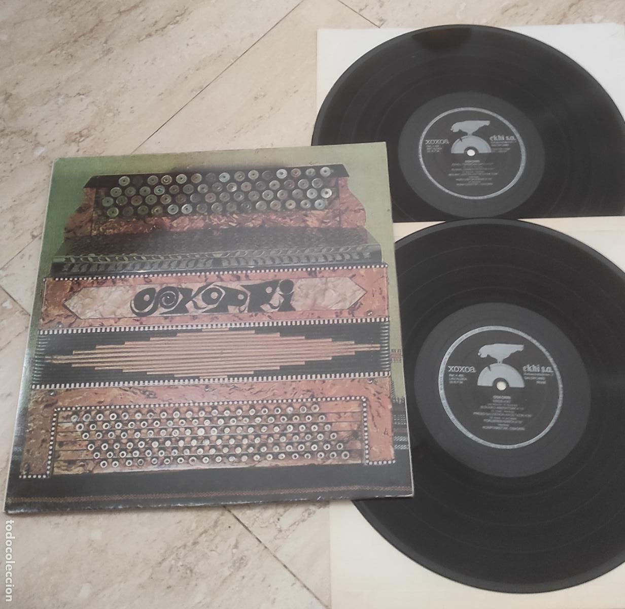 Discos de vinilo: Oskorri &lrm;&ndash; Oskorri- DOBLE LP-GATEFOLD COVER-1984- EXCELENTE ESTADO