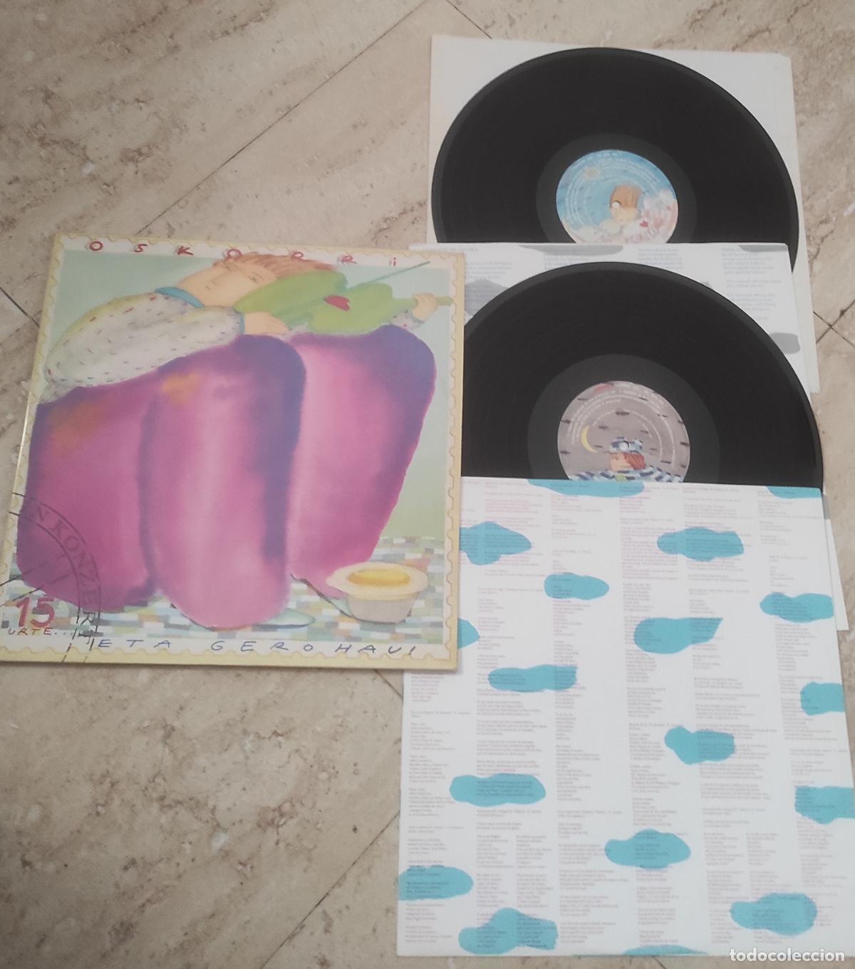 Discos de vinilo: OSKORRI - ETA GERO HAV! / DOBLE LP ELKAR 1987 / CONTIENE FUNDAS ORIGINALES-EXCELENTE ESTADO-