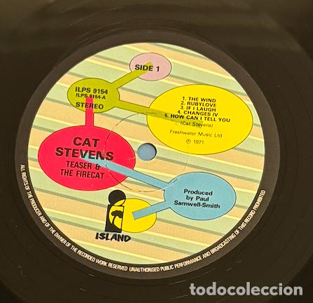 Discos de vinilo: cat stevens 33t teaser and the firecat (UK)EX EX