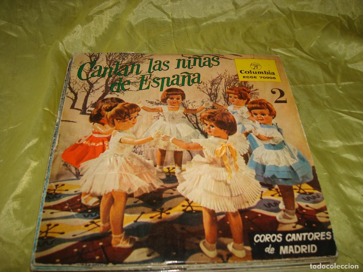 Discos de vinilo: CANTAN LAS NI&Ntilde;AS DE ESPA&Ntilde;A 2. COROS CANTORES DE MADRID. COLUMBIA, 1958