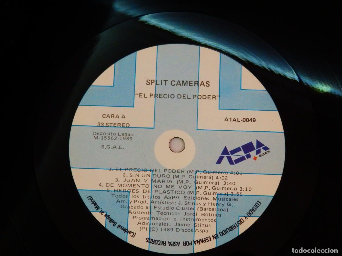 Discos de vinilo: Split Cameras * LP Vinilo * El Precio Del Poder * 1989 Aspa Records - Foto 4