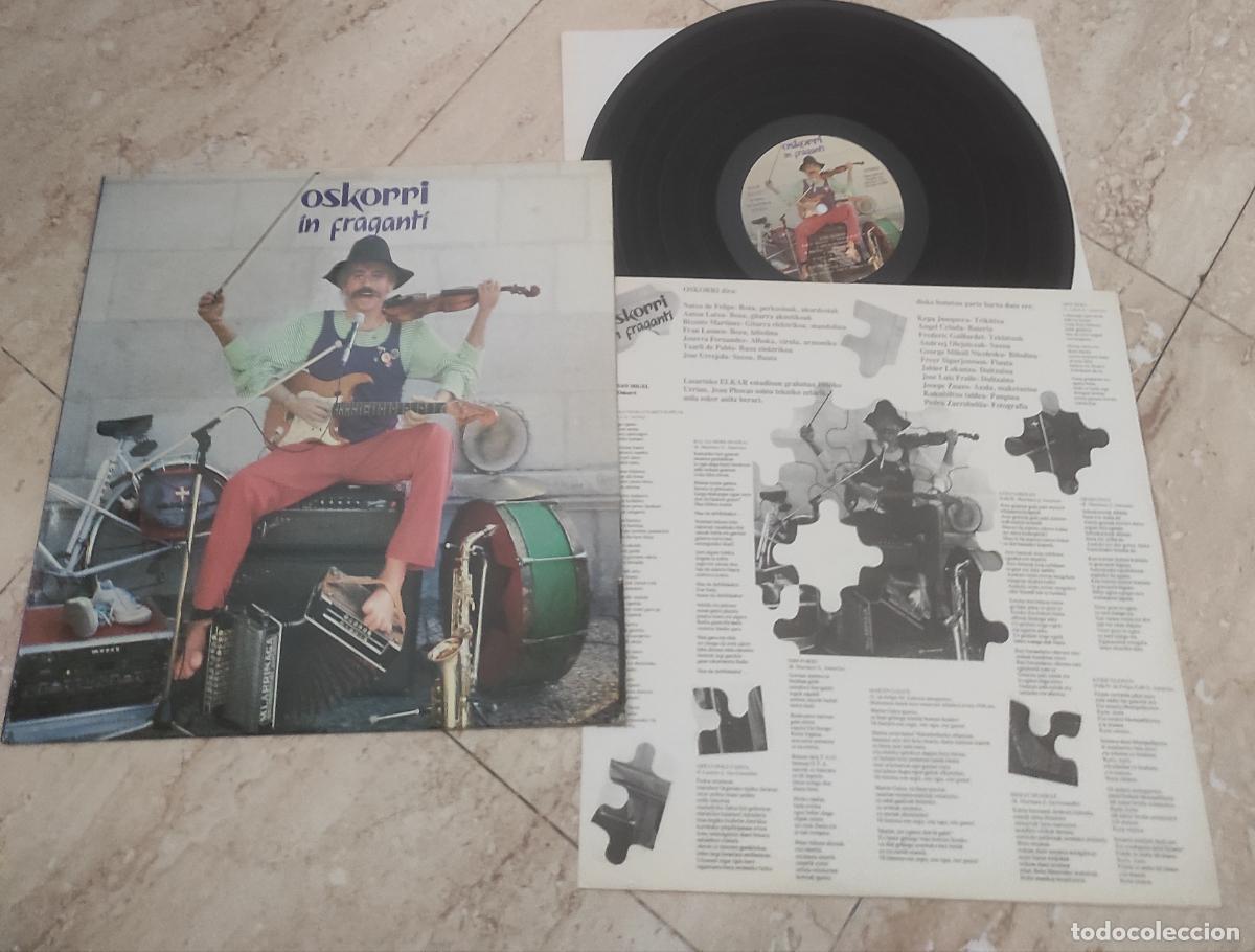 Discos de vinilo: OSKORRI -IN FRAGANTI- LP 1986 ELKAR -EXCELENTE ESTADO- CONTIENE INSERT