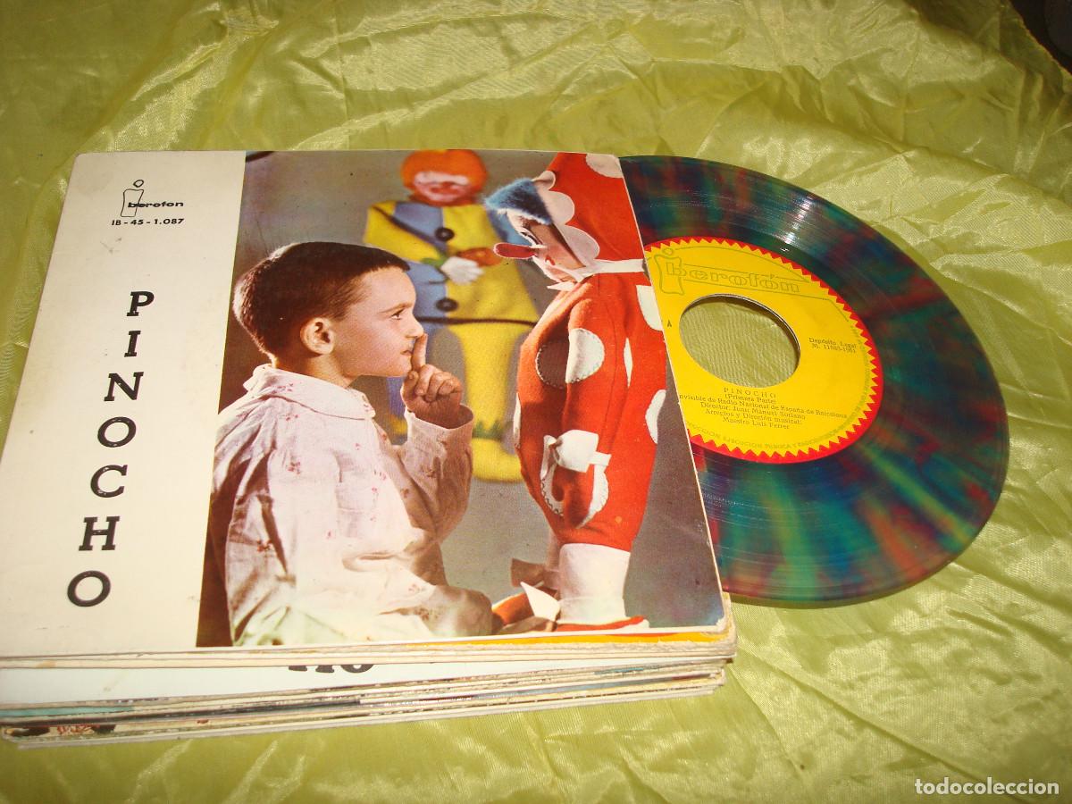 Discos de vinilo: PINOCHO. TEATRO INVISIBLE RADIO NACIONAL. IBEROFON, 1961. VINILO BICOLOR (#)