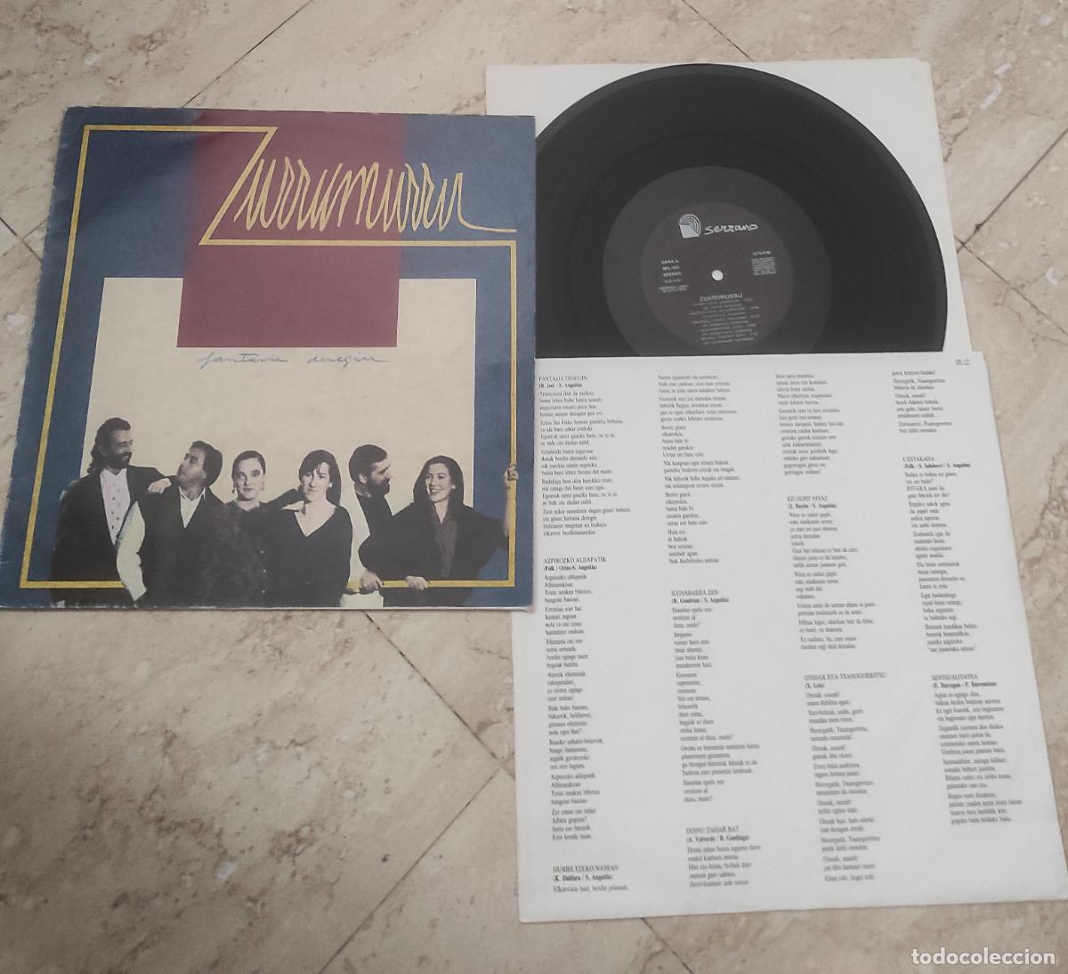 Discos de vinilo: Zurrumurru &ndash; Fantasia Desegin-LP-1990- EXCELENTE ESTADO- CONTIENE INSERT