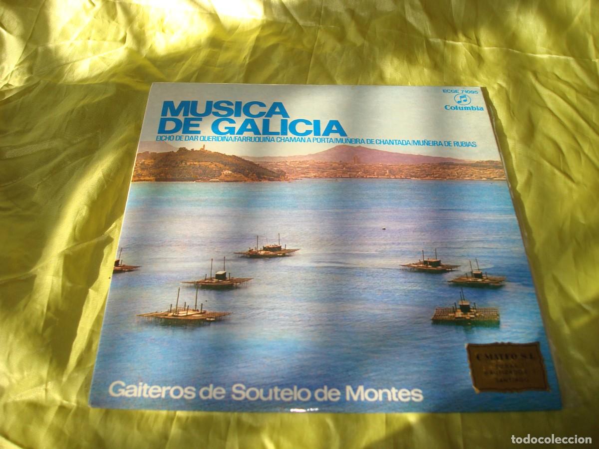 Discos de vinilo: GAITEROS DE SOUTELO DE MONTES. MUSICA DE GALICIA. EP. COLUMBIA, 1959 (#)