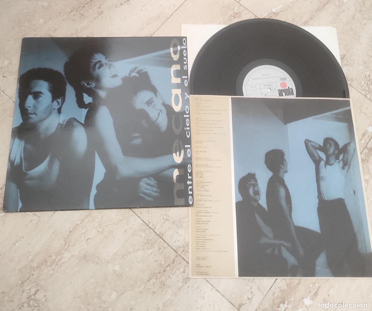 Discos de vinilo: MECANO - ENTRE EL CIELO Y EL SUELO ..LP-1986- CONTIENE INSERT EXCELENTE ESTADO COMO NUEVO