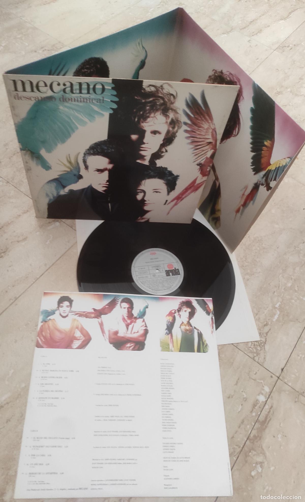 Discos de vinilo: MECANO, DESCANSO DOMINICAL - LP ORIGINAL EN TR&Iacute;PTICO-1988-EXCELENTE ESTADO COMO NUEVO- CON INSERT-