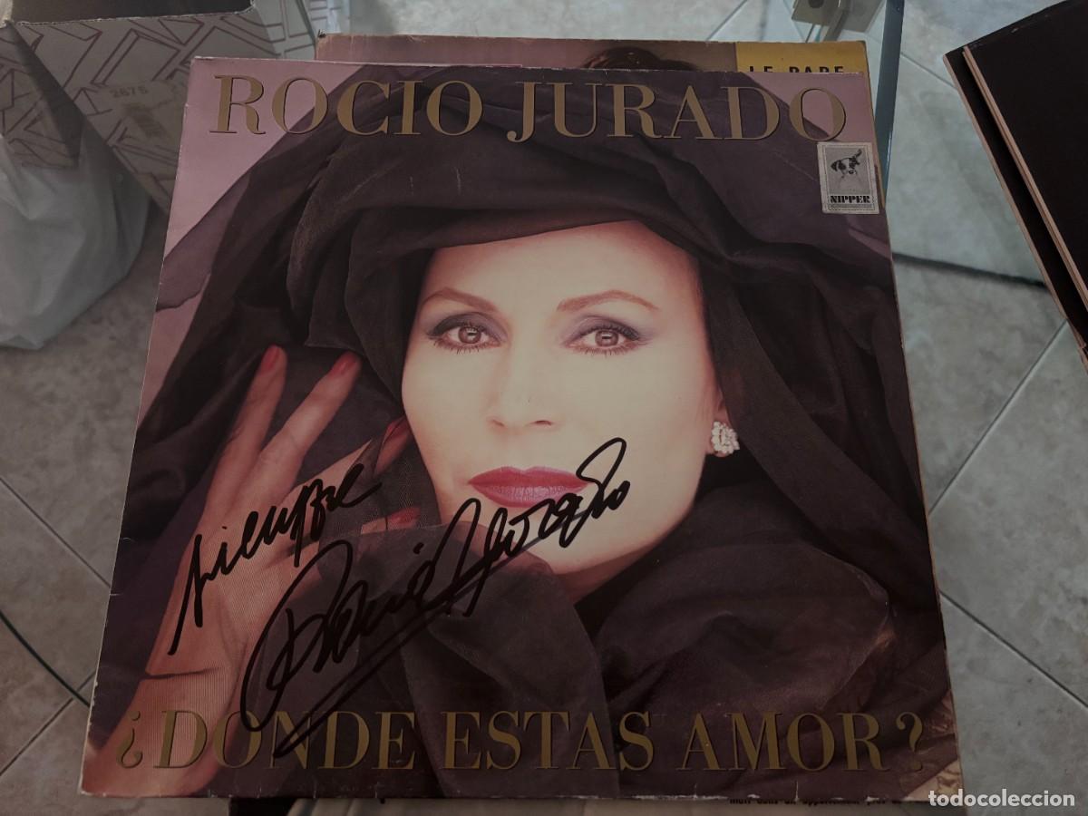 Discos de vinilo: Disco Roc&iacute;o Jurado autografiado