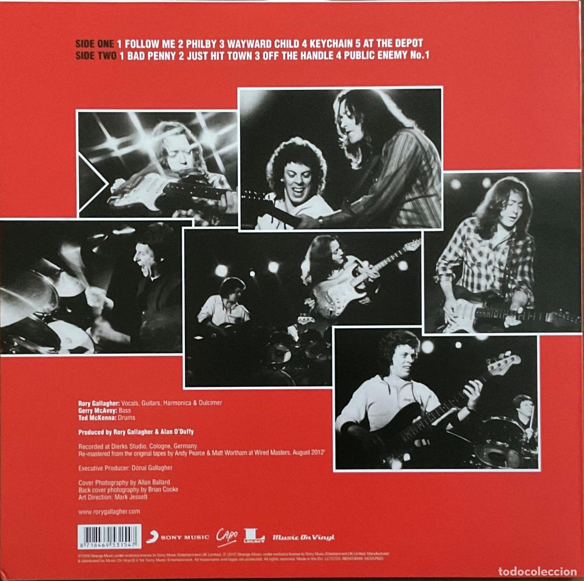 Discos de vinilo: RORY GALLAGHER - TOP PRIORITY - Foto 2
