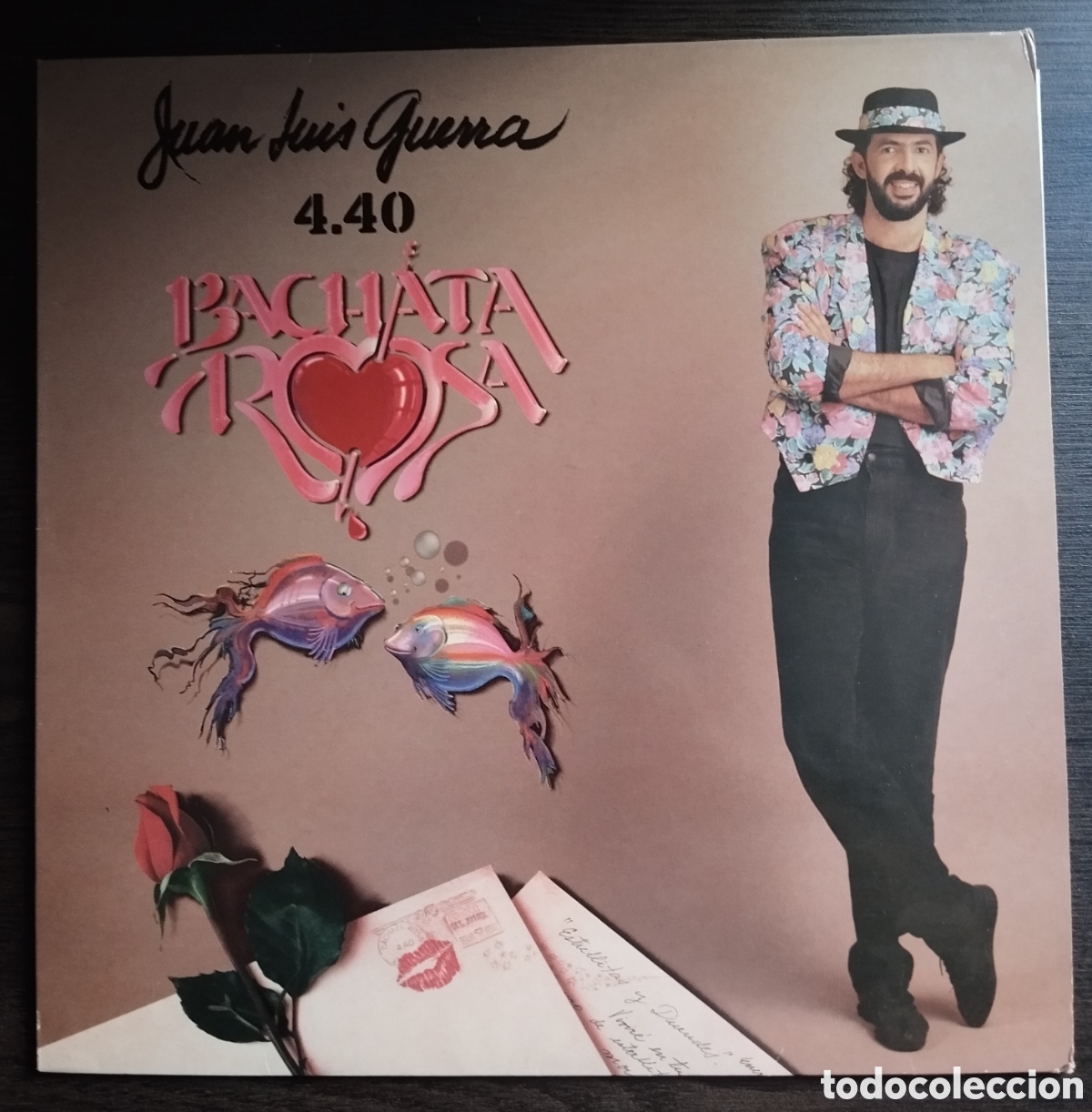 Discos de vinilo: Juan Luis Guerra & 4.40 - Bachata Rosa LP
