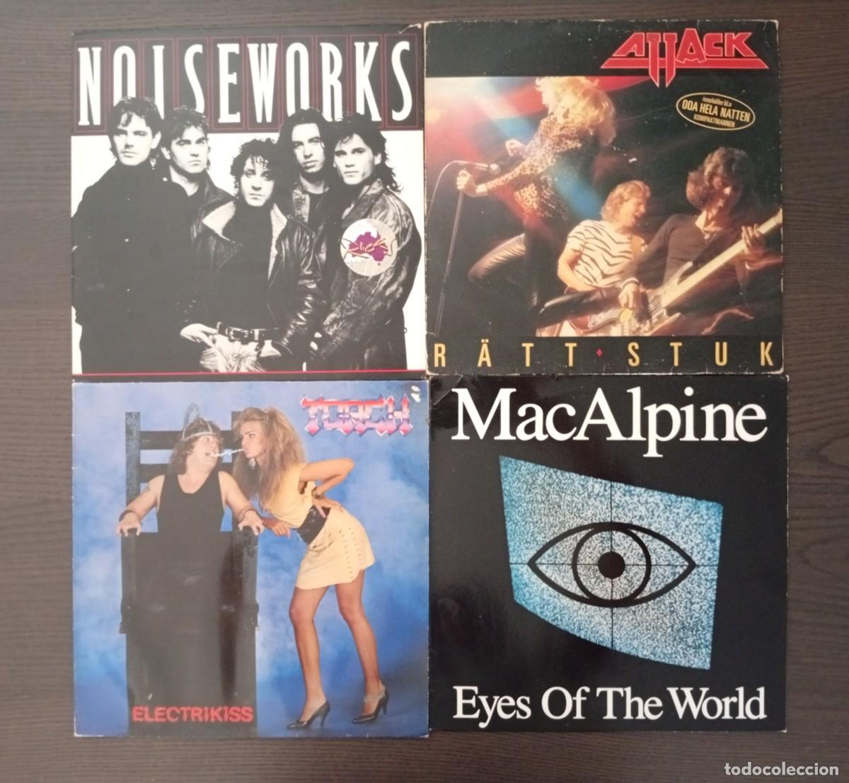 Discos de vinilo: LOTE 23 VINILOS HARD HEAVY ROCK GLAM