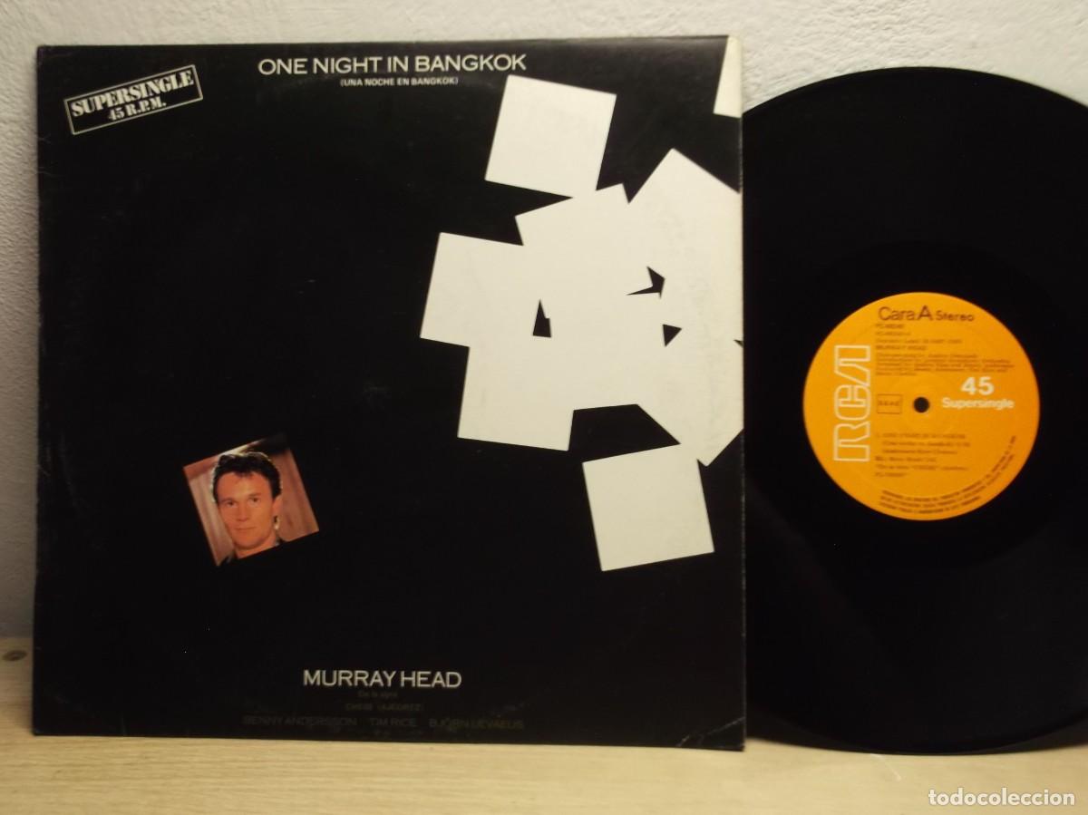 Discos de vinilo: MURRAY HEAD -One Night In Bangkok 12&rdquo; MAXI Single 45 RPM LP