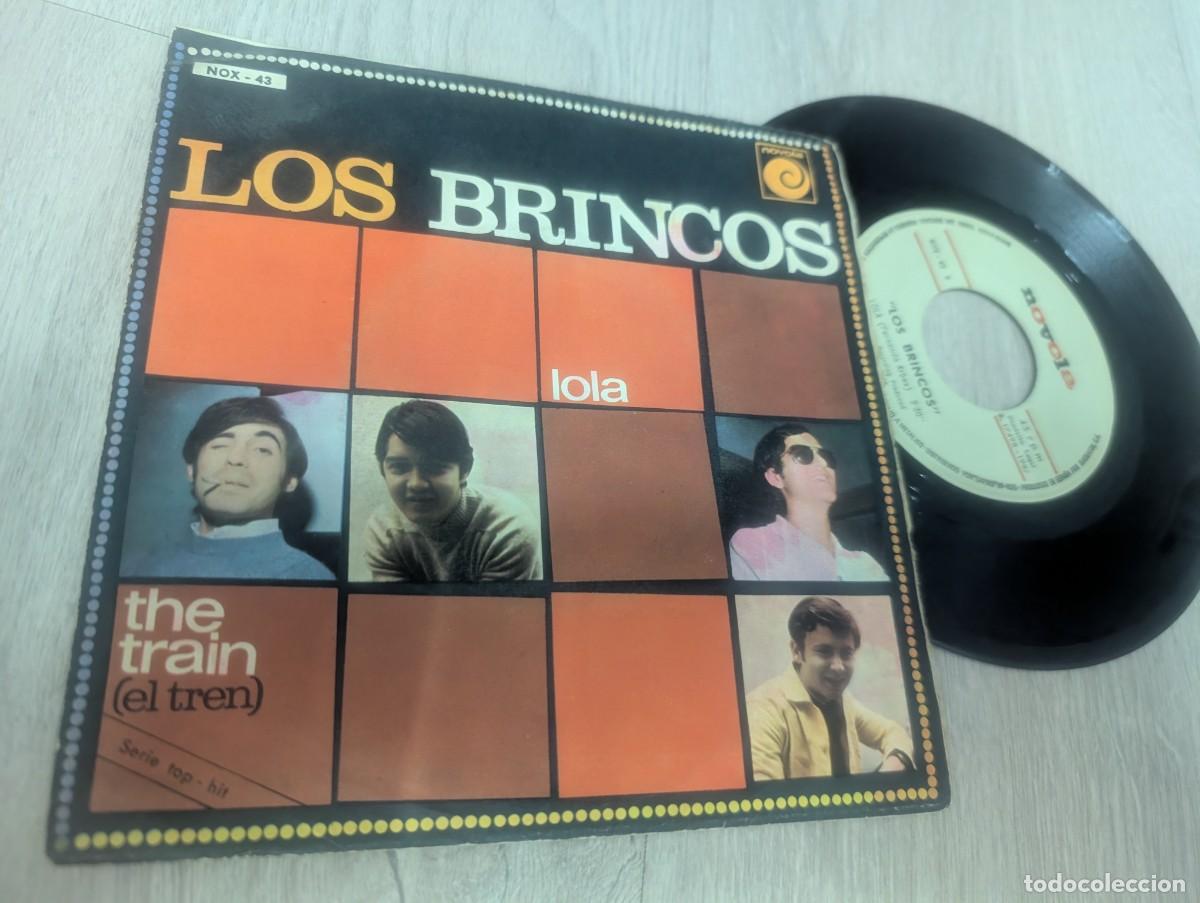 Discos de vinilo: LOS BRINCOS - LOLA + THE TRAIN .. SINGLE DE NOVOLA DE 1967 OTRO NUMERO 1