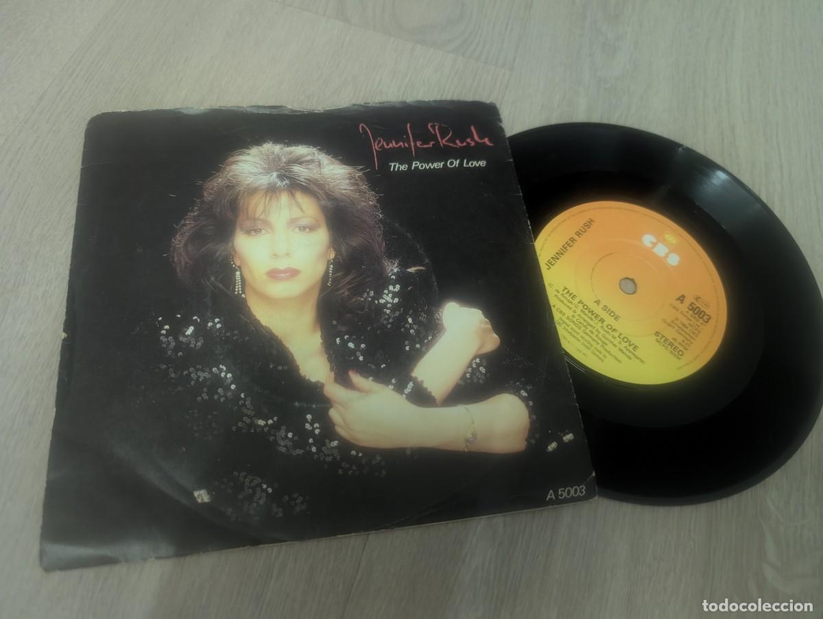 Discos de vinilo: JENNIFER RUSH - THE POWER OF LOVE ..SINGLE DE 1984 - CBS - EDICION GERMANY - BUEN ESTADO